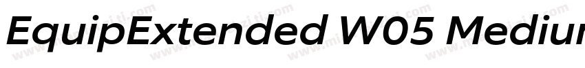 EquipExtended W05 Medium字体转换